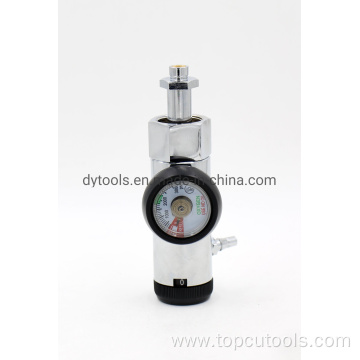 Full Brass Cga540 Click Medical Oxygen Regulator with T Handle